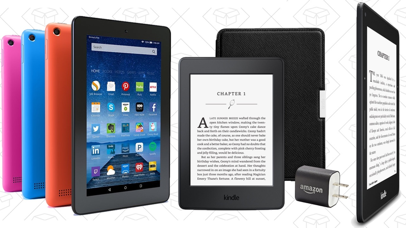 Fire Tablet, $40 | Kindle, $60 | Kindle Paperwhite, $100 | Kindle Voyage, $180
